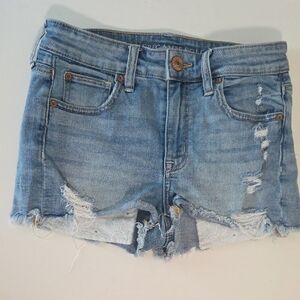American Eagle Outfitters Women's Blue Denim Shorts